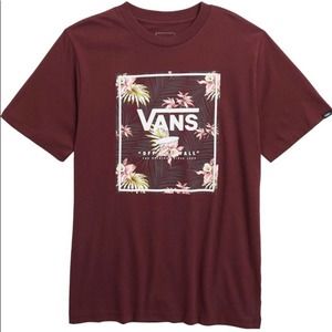 NWT Vans Big Kids T-Shirt Print Box Logo Short Sleeve T-Shirt (Size M)